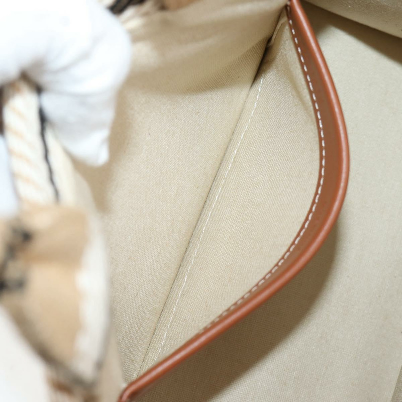 【日本直送】CELINE Triomphe 小號 Cabas Tice 托特包 帆布 米色金色 正品 BA3442M-10