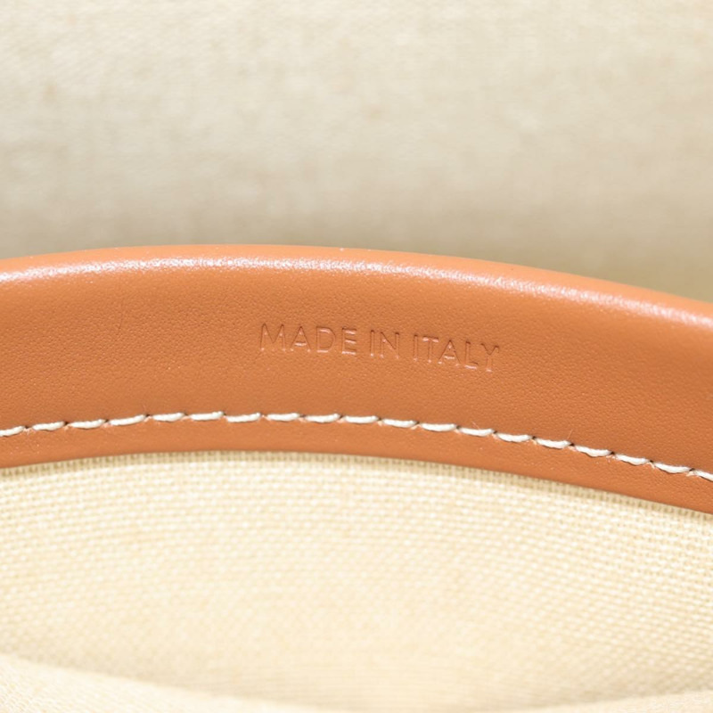 【日本直送】CELINE Triomphe 小號 Cabas Tice 托特包 帆布 米色金色 正品 BA3442M-19