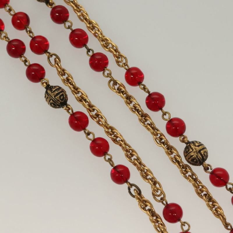 【日本直送】香奈兒 COCO 標誌項鍊 金屬金色 CC Auth BA2608-3