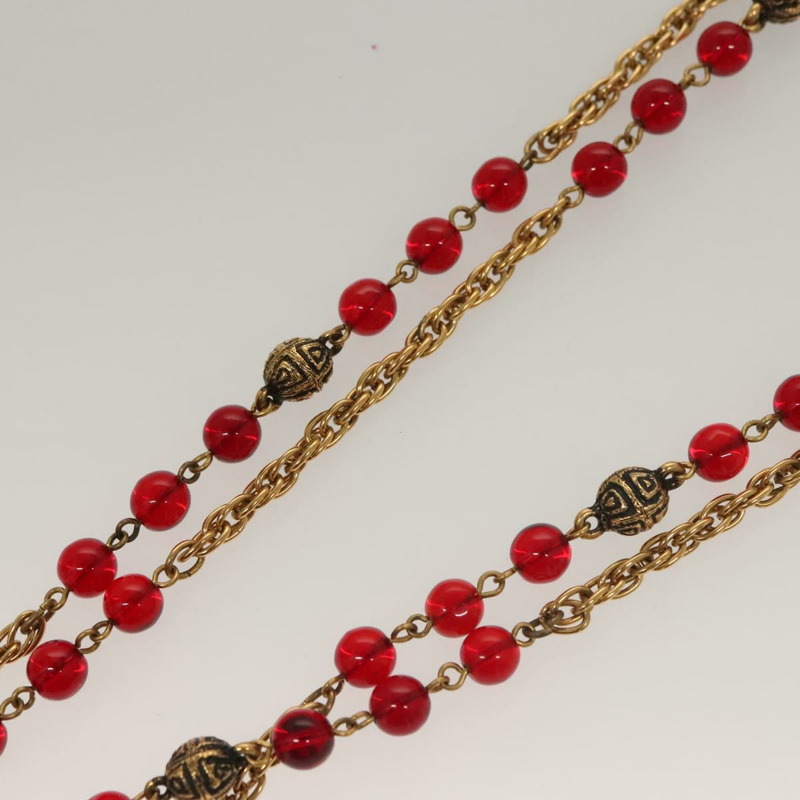 【日本直送】香奈兒 COCO 標誌項鍊 金屬金色 CC Auth BA2608-14