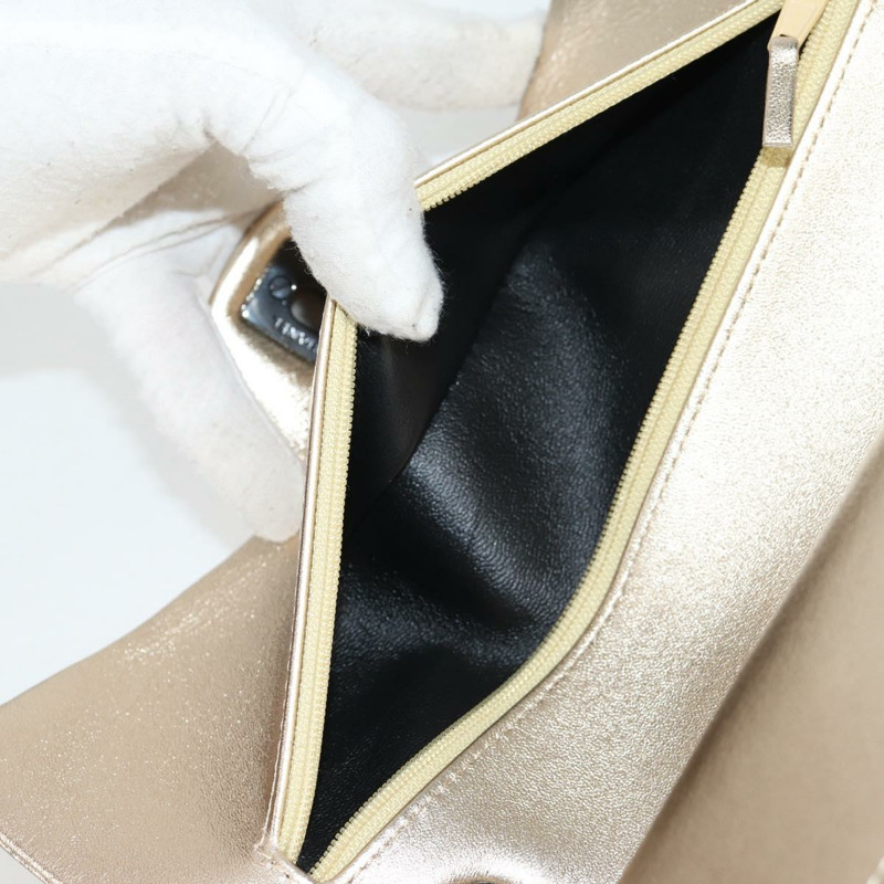 【日本直送】香奈兒 Matelasse 25 雙翻蓋鏈條包 小羊皮 金 CC 正品 BA4084SM-21