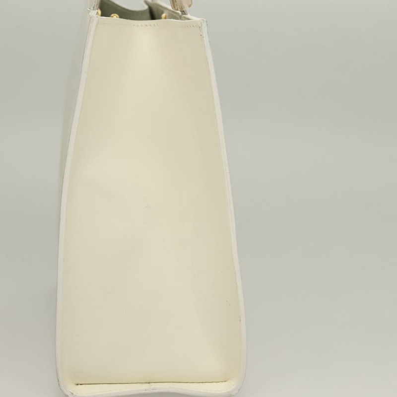 【日本直送】Salvatore Ferragamo 手提包 漆皮 白金 正品 BA4344-4