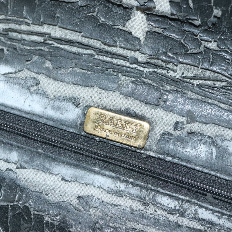 【日本直送】BALLY 絎縫鏈條單肩包 皮革 黑色 金色 正品 BA4302-18