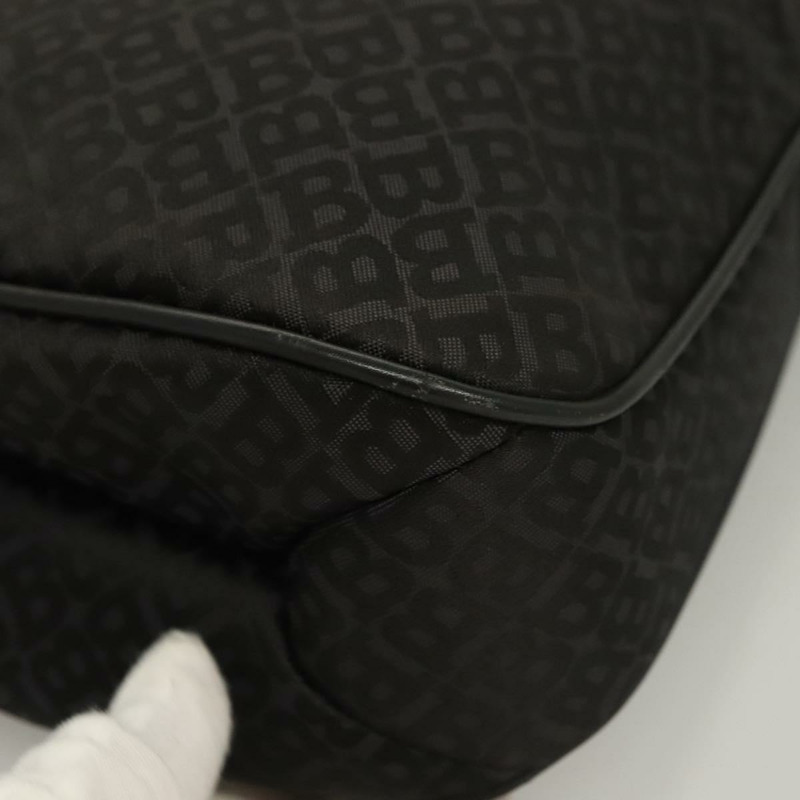 【日本直送】BALLY 肩背包 尼龍 黑銀 正品 BA4528-8