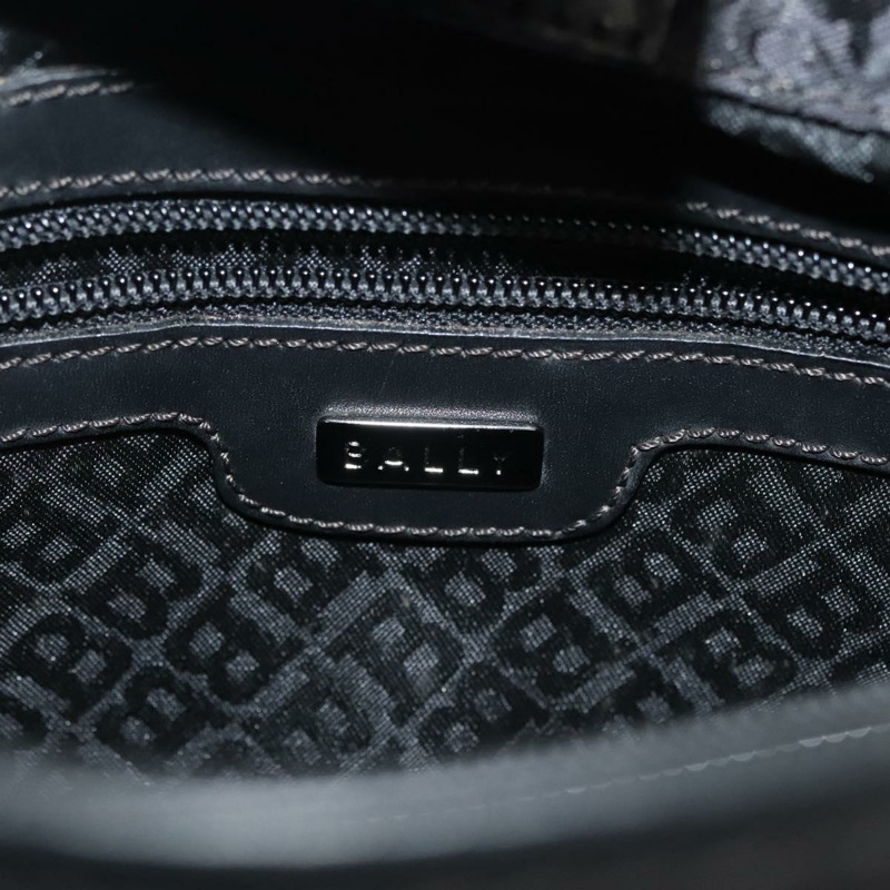 【日本直送】BALLY 肩背包 尼龍 黑銀 正品 BA4528-16