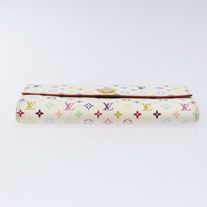 【日本直送】路易威登多色 Portefeuille Sarah 皮夾白色 M93532 LV 授權 BA4591-5