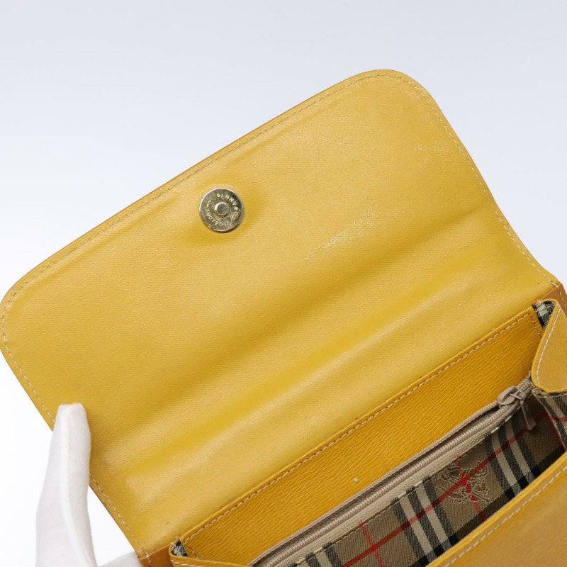 【日本直送】Burberry 手提包 皮革 黃金 正品 BA4802-10