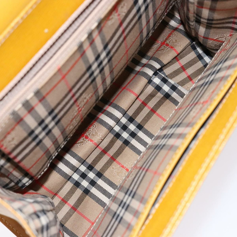 【日本直送】Burberry 手提包 皮革 黃金 正品 BA4802-11