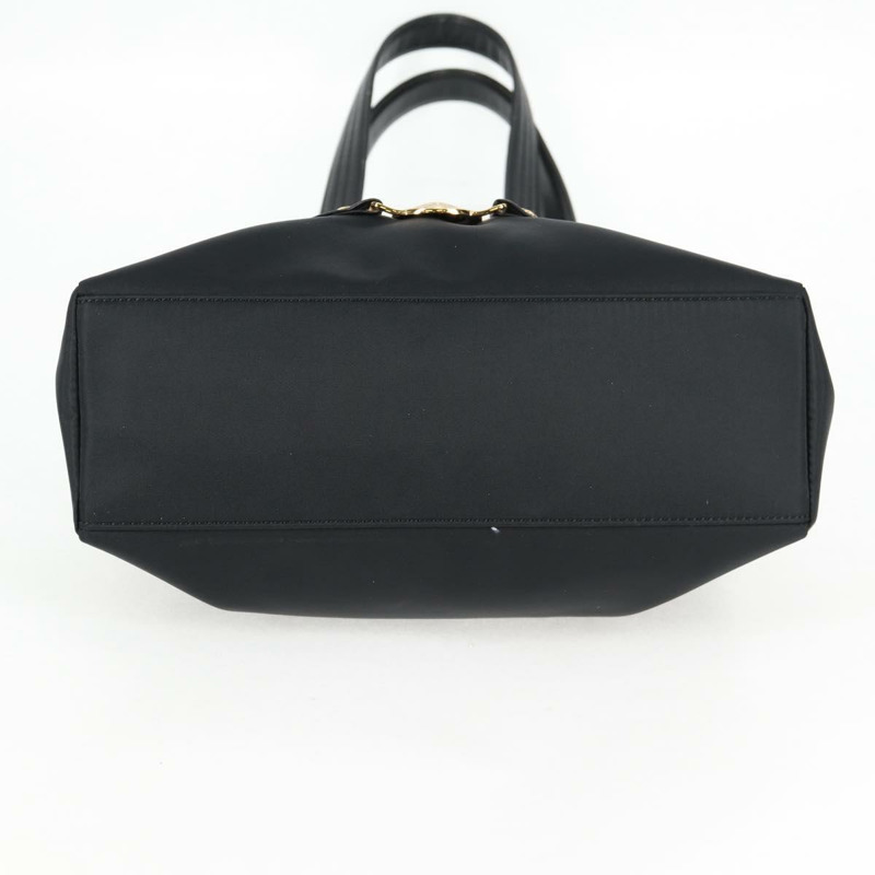 【日本直送】范思哲鏈條單肩包 尼龍 黑色 金色 正品 BA4795-5