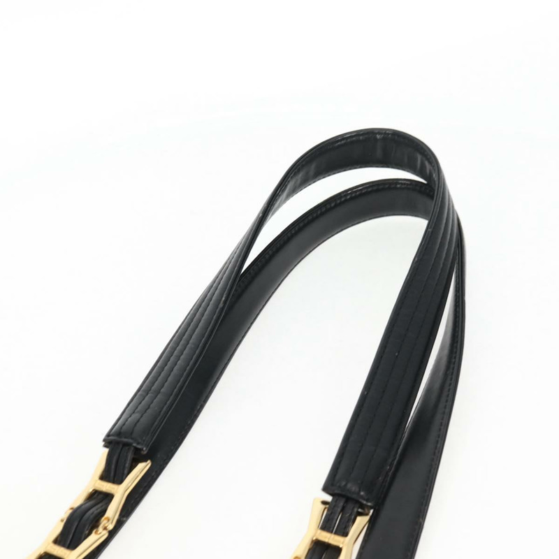 【日本直送】范思哲鏈條單肩包 尼龍 黑色 金色 正品 BA4795-13