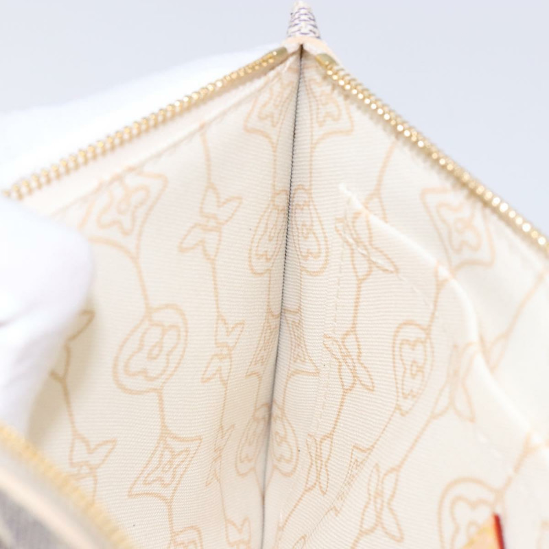 【日本直送】路易威登 Damier Azur Neverfull 中號手拿包 LV 正品 BA4707-18