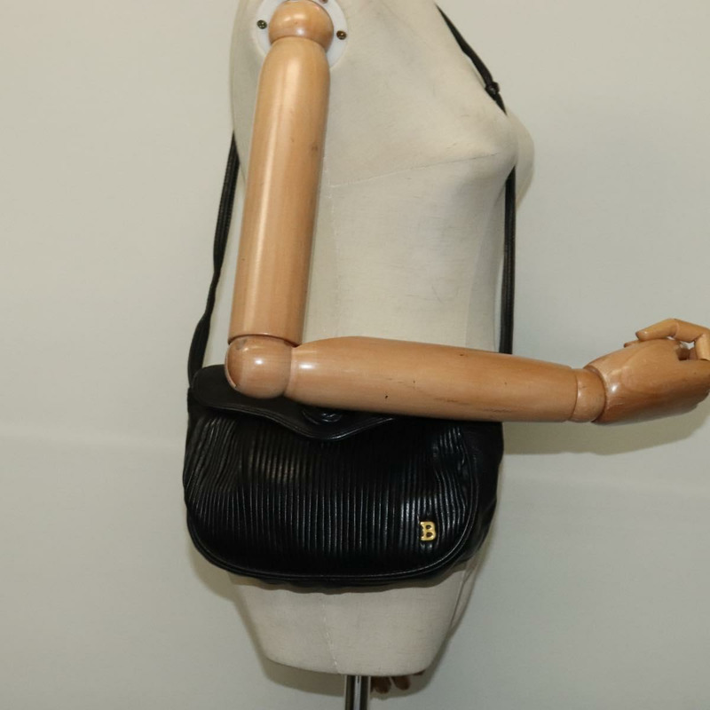 【日本直送】BALLY 肩背包 皮革 黑金 正品 BA4829-20
