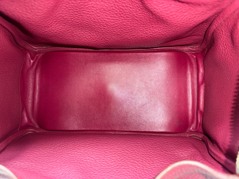 Hermes🌈Lindy 30❤️寶石紅銀扣❤️98新🌟TC皮🌟-3