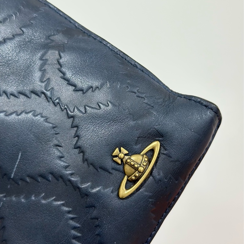 VIVIENNE WESTWOOD 深藍 手拿包 文件包 手挽包 收納包-3