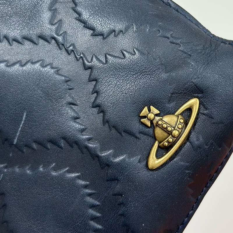 VIVIENNE WESTWOOD 深藍 手拿包 文件包 手挽包 收納包-13