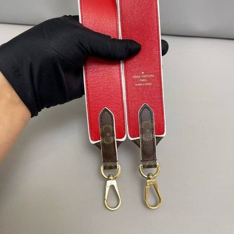 LV路易威登 老花拼紅色寬肩帶 附件 盒子-2