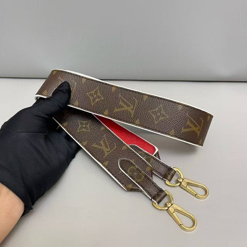 LV路易威登 老花拼紅色寬肩帶 附件 盒子-4