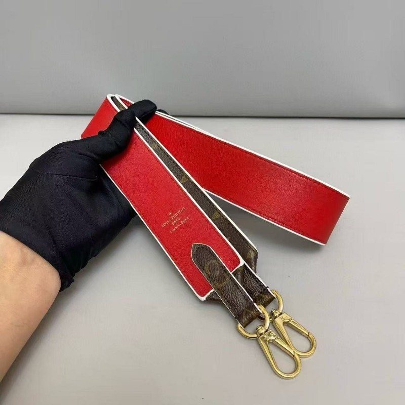 LV路易威登 老花拼紅色寬肩帶 附件 盒子-5