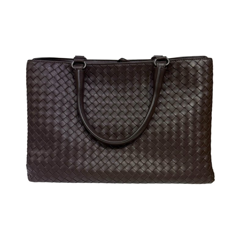 【美收精品】BOTTEGA VENETA 棕色編織托特包 3-915-0