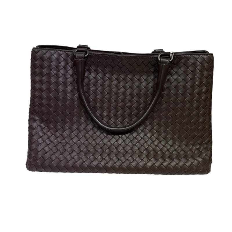 【美收精品】BOTTEGA VENETA 棕色編織托特包 3-915-1