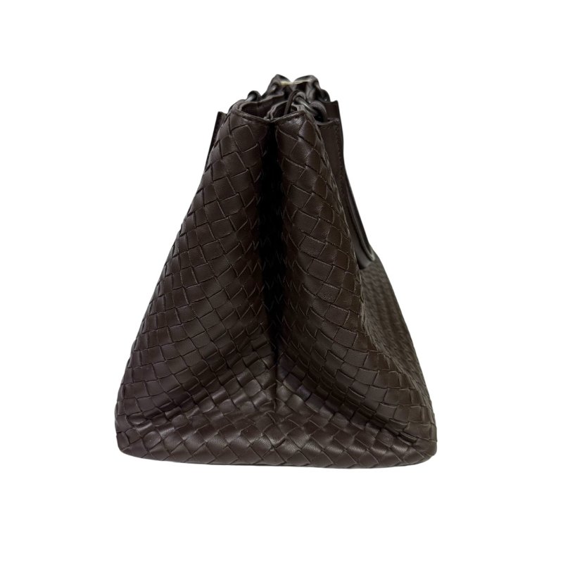【美收精品】BOTTEGA VENETA 棕色編織托特包 3-915-2