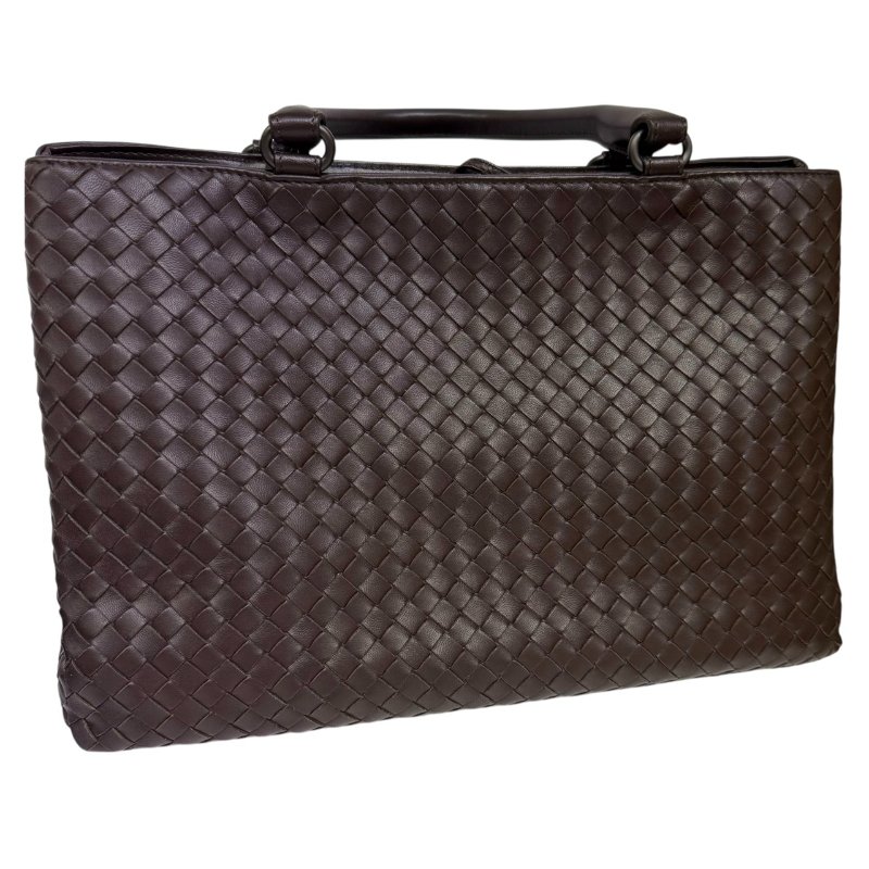 【美收精品】BOTTEGA VENETA 棕色編織托特包 3-915-9