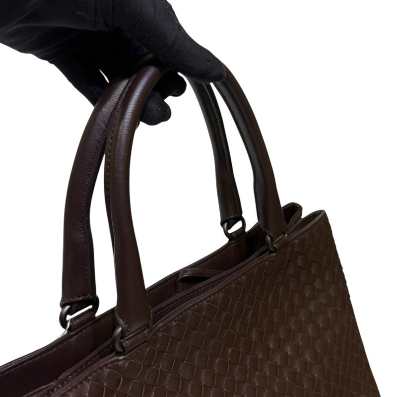 【美收精品】BOTTEGA VENETA 棕色編織托特包 3-915-10