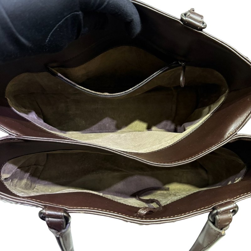【美收精品】BOTTEGA VENETA 棕色編織托特包 3-915-12