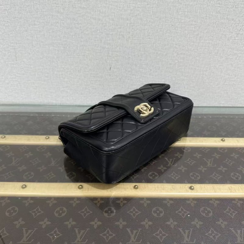 ✨CHANEL CF黑金黛妃包26*15*7 98新配件塵袋-2