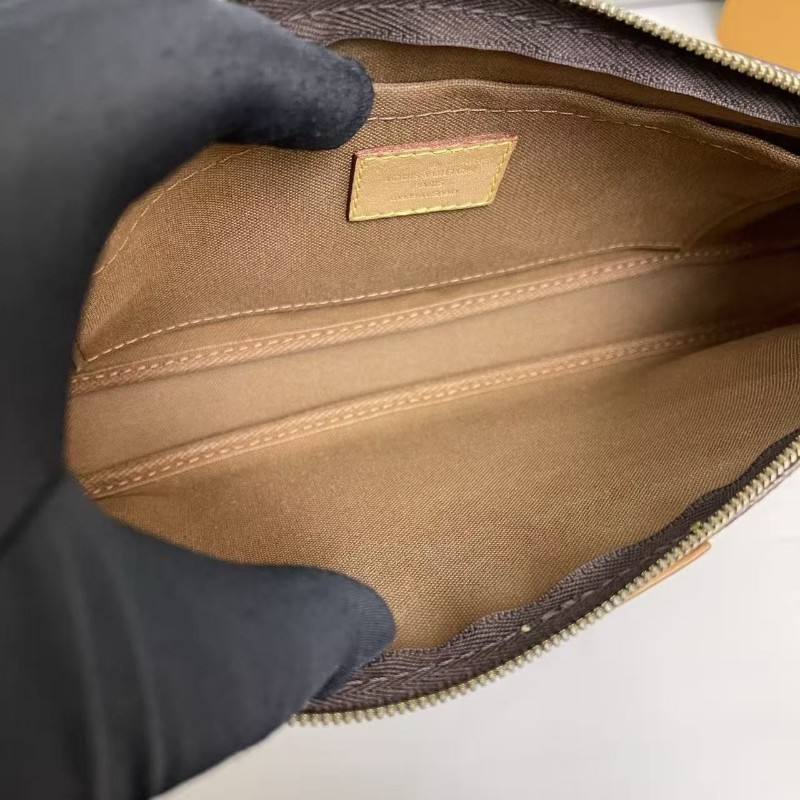 LV路易威登 老花綠肩帶五合一 斜背包 綠色肩帶 🈶盒子🈶購鉦-4