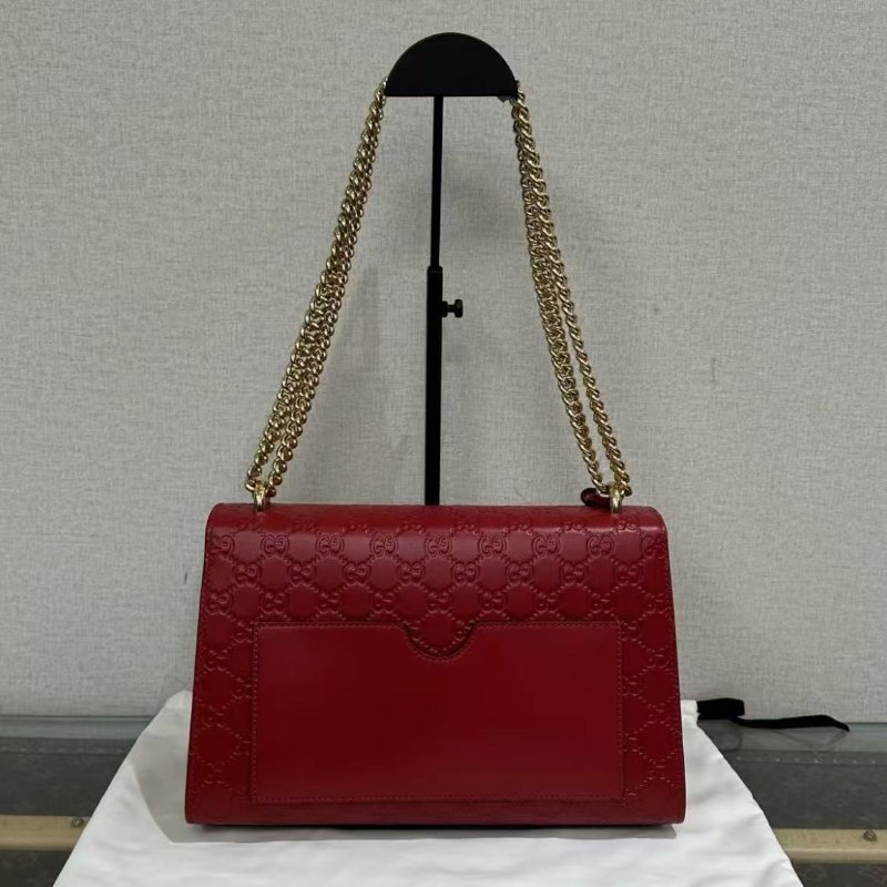 ✨GUCCI 紅金 padlock大號月光寶盒鍊條包 29*19*9 99新配件塵袋-4