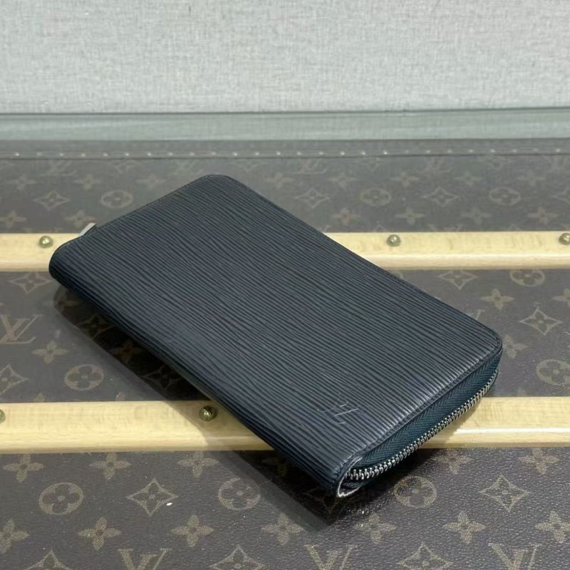 ✨LV 水波紋銀扣手拿長夾21*12*2.5 98新-4