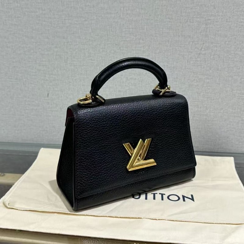 ✨LV 黑金twist手提肩背斜背包 芯片款20*15*8 98新配件塵袋盒子-1
