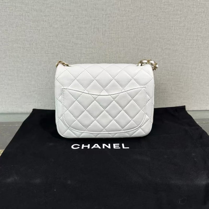 ✨CHANEL 白金金球方胖子17*13*7.55 98新配件塵袋盒子保卡-5