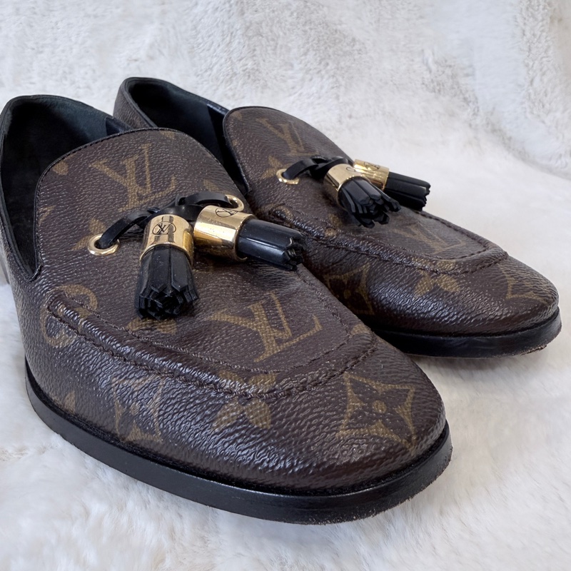 LV✨Louis Vuitton 老花樂福鞋平底鞋 #36-10