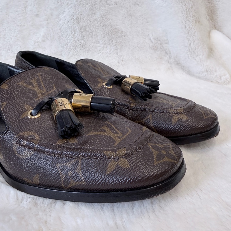 LV✨Louis Vuitton 老花樂福鞋平底鞋 #36-13