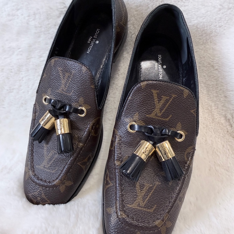 LV✨Louis Vuitton 老花樂福鞋平底鞋 #36-17