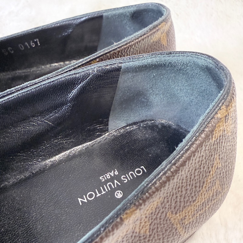 LV✨Louis Vuitton 老花樂福鞋平底鞋 #36-18
