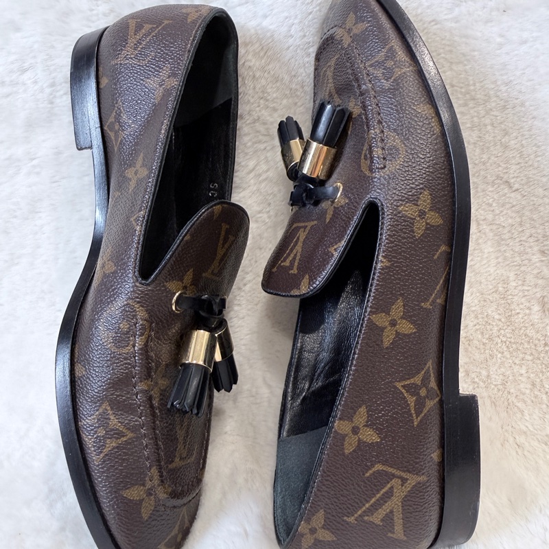 LV✨Louis Vuitton 老花樂福鞋平底鞋 #36-21