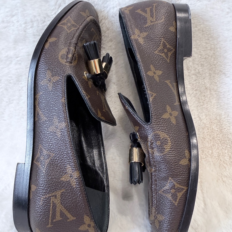 LV✨Louis Vuitton 老花樂福鞋平底鞋 #36-23