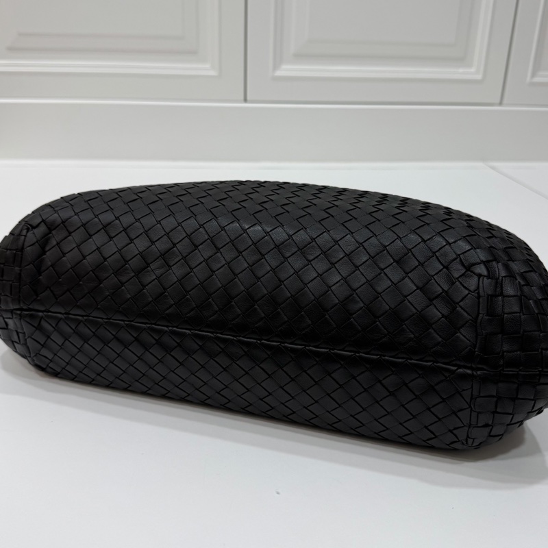 BOTTEGA VENETA（葆蝶家）BV黑色 編織 羅馬 鎖頭 托特包 肩背包 手提包 公事包 電腦包-23