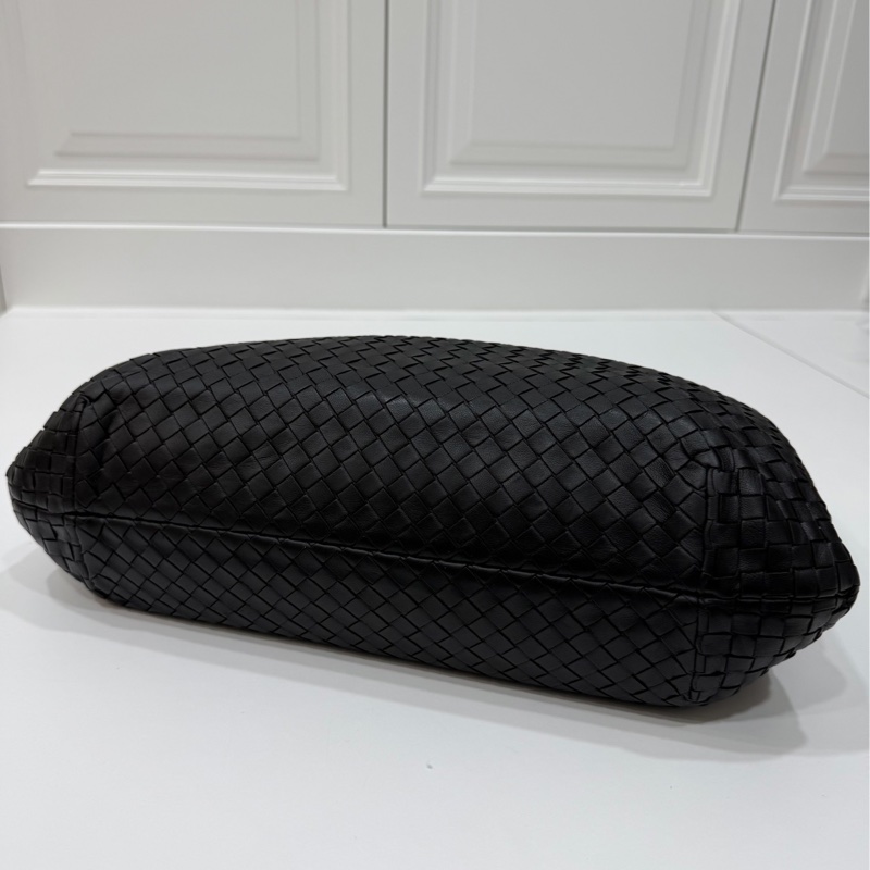 BOTTEGA VENETA（葆蝶家）BV黑色 編織 羅馬 鎖頭 托特包 肩背包 手提包 公事包 電腦包-7