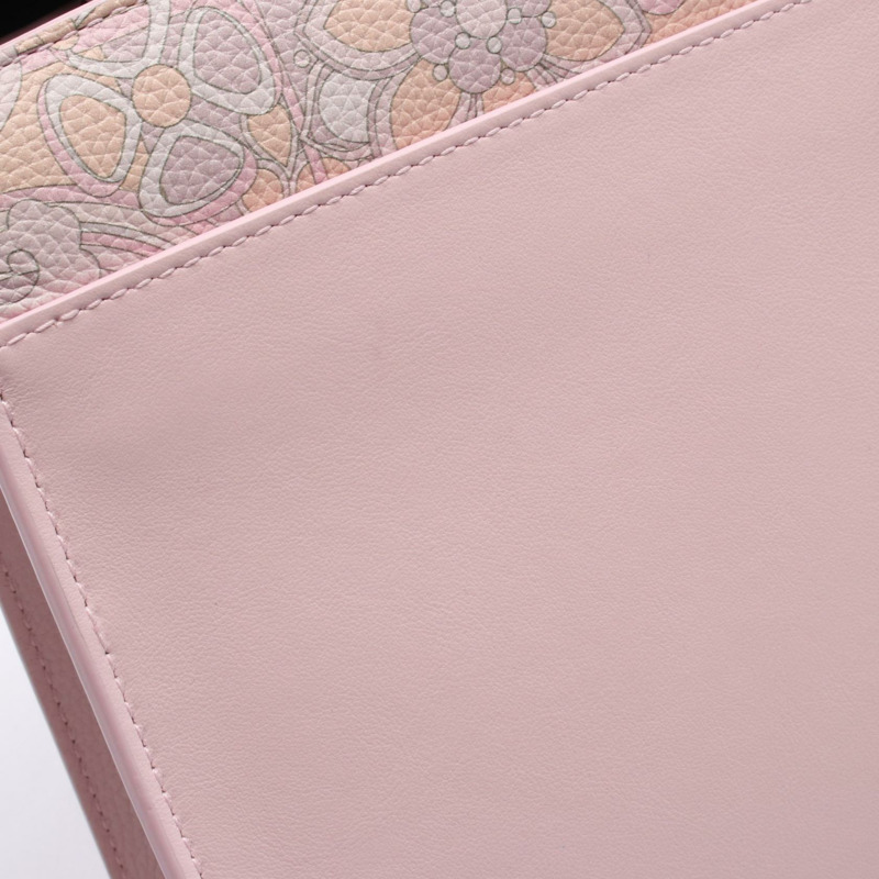 BVLGARI 寶格麗 logo 單肩包 手提包 托特包 皮革 粉色 多色 二手 女款-6