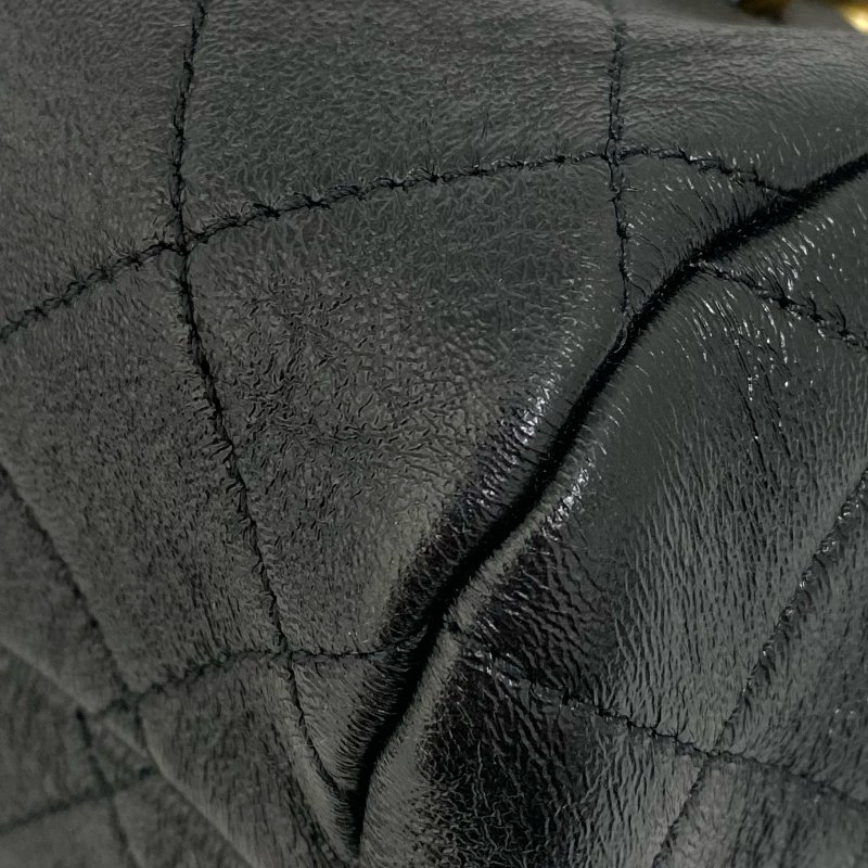 △ Chanel 香奈兒 Black Shiny Lambskin Gold Ruthenium-Finish Metal Chain 2Way Bag No.30 AS1899 黑色拋光小羊皮金色鍍釕金屬鏈條兩用袋 No.30 AS1899 -257014397-13