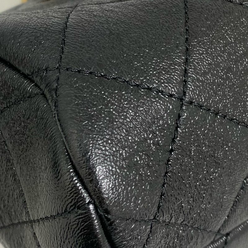 △ Chanel 香奈兒 Black Shiny Lambskin Gold Ruthenium-Finish Metal Chain 2Way Bag No.30 AS1899 黑色拋光小羊皮金色鍍釕金屬鏈條兩用袋 No.30 AS1899 -257014397-14