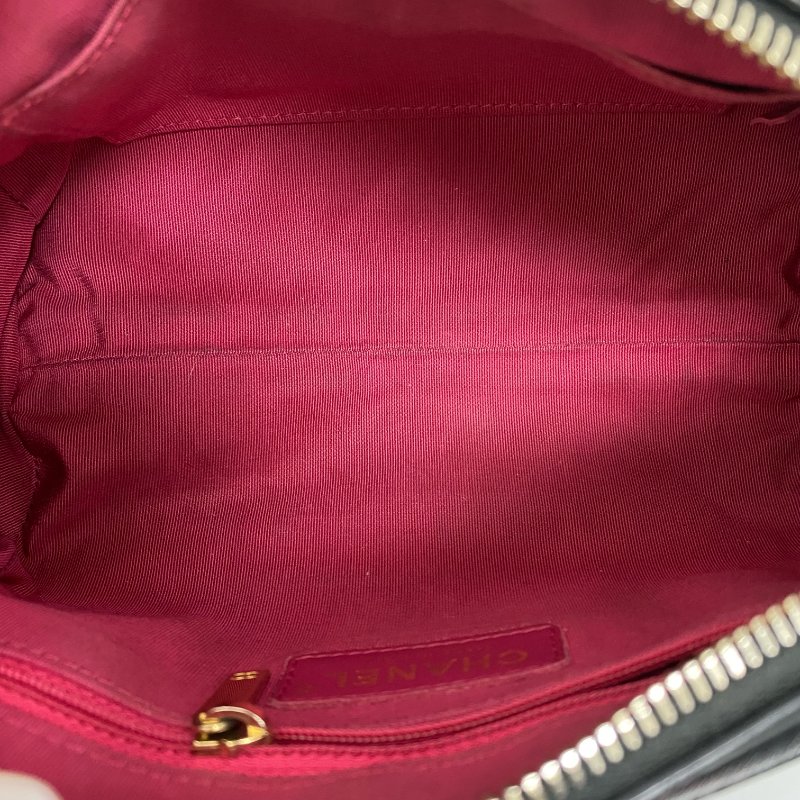 △ Chanel 香奈兒 Black Shiny Lambskin Gold Ruthenium-Finish Metal Chain 2Way Bag No.30 AS1899 黑色拋光小羊皮金色鍍釕金屬鏈條兩用袋 No.30 AS1899 -257014397-18