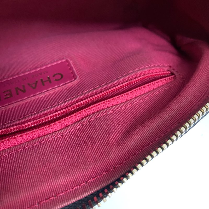 △ Chanel 香奈兒 Black Shiny Lambskin Gold Ruthenium-Finish Metal Chain 2Way Bag No.30 AS1899 黑色拋光小羊皮金色鍍釕金屬鏈條兩用袋 No.30 AS1899 -257014397-23