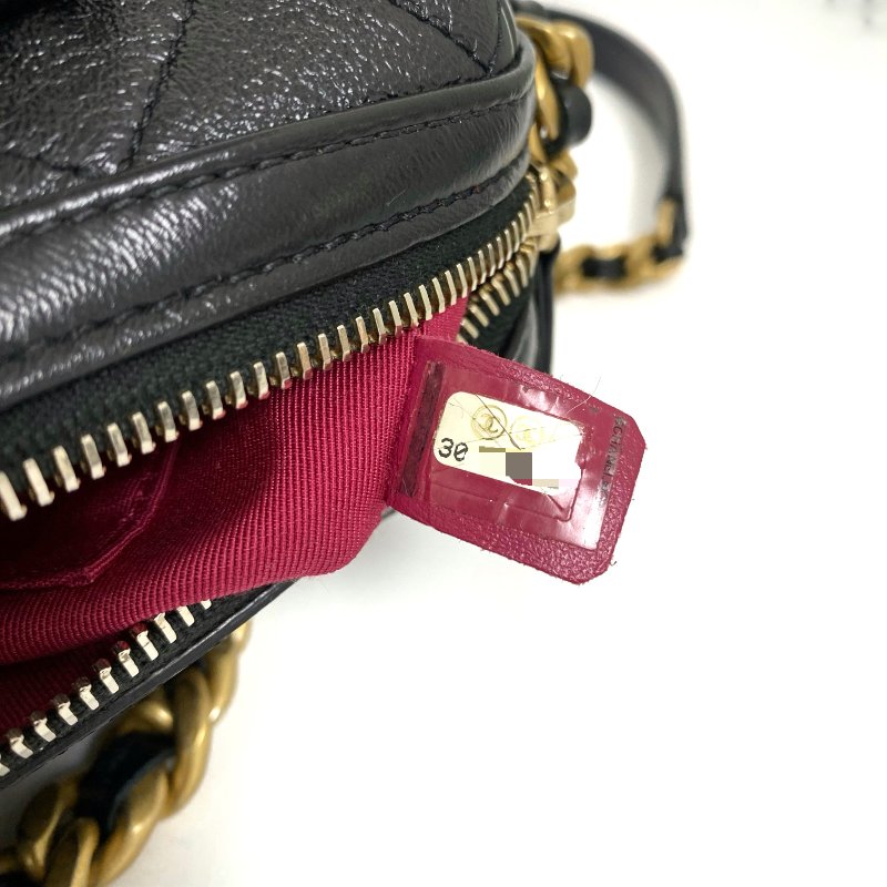 △ Chanel 香奈兒 Black Shiny Lambskin Gold Ruthenium-Finish Metal Chain 2Way Bag No.30 AS1899 黑色拋光小羊皮金色鍍釕金屬鏈條兩用袋 No.30 AS1899 -257014397-26