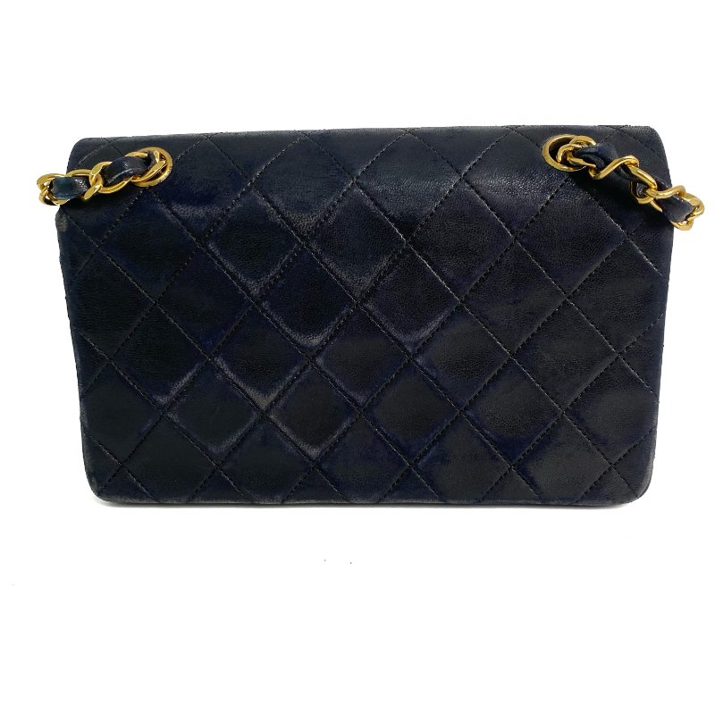 △ Chanel 香奈兒 20CM Black Lambskin Gold Tone Metal Mini Classic Flap Chain Shoulder Bag No.1 20CM黑色小羊皮金色金屬鎖鏈肩背袋No.1 - 257015584-1