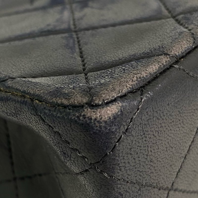 △ Chanel 香奈兒 20CM Black Lambskin Gold Tone Metal Mini Classic Flap Chain Shoulder Bag No.1 20CM黑色小羊皮金色金屬鎖鏈肩背袋No.1 - 257015584-7